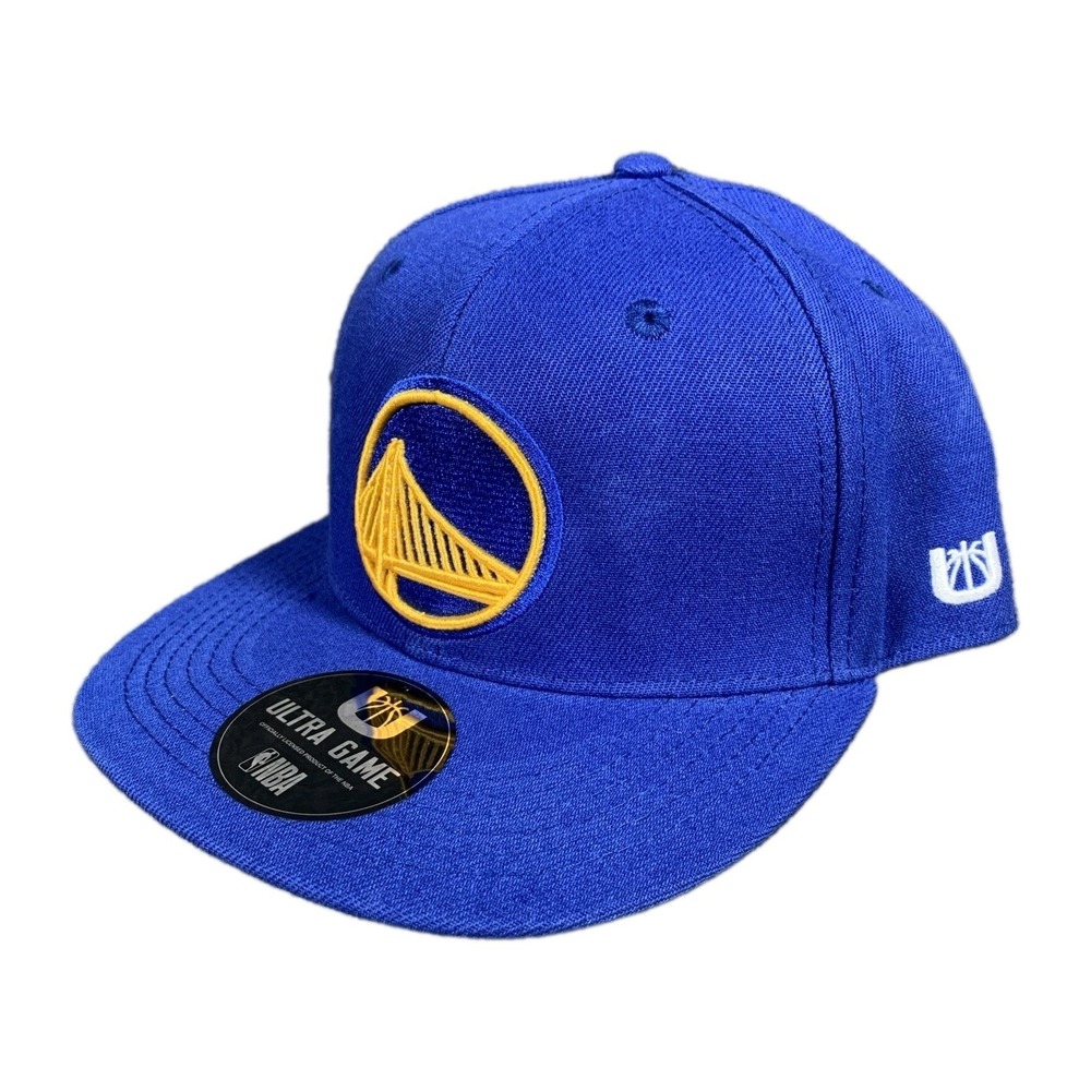 Ultra Game Golden State Warriors Snapback Hat Mens OSFM Blue NBA Basketball Cap